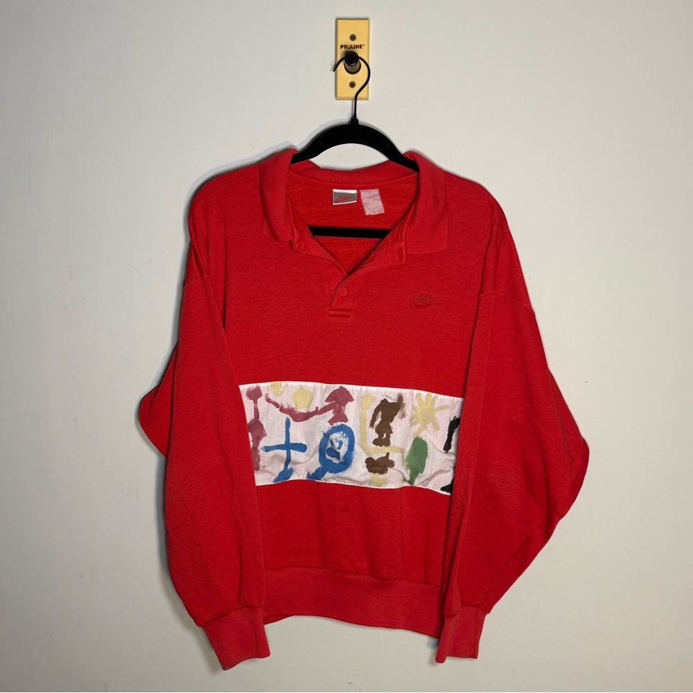 Vintage 80’s Nike Polo Sweatshirt